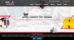 Desktop Screenshot of manae-business.fr